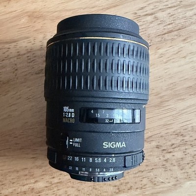 Sigma 105mm f/2.8 D EX Macro AF Lens for Nikon F Mount 