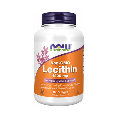 Now Foods Lecithin 1200mg (100 softgels) Unflavoured