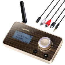 SOOMFON Bluetooth 5.2 Transmitter for TV 3-in-1 Bluetooth Receiver for Home S