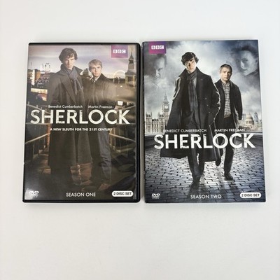 Sherlock DVD Seasons 1 & 2 BBC 2010 Benedict Cumberbatch Martin Freeman C1
