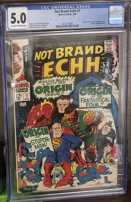 NOT BRAND ECHH   No.7   Marvel  Comedy Parodies :)    4/68  CGC  5.0  #7