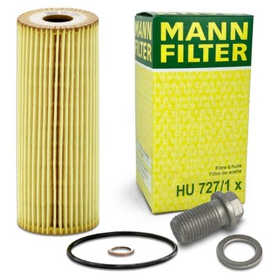 MANN-FILTER ÖLFILTER + ÖLBLASSSCHRAUBE MERCEDES-BENZ W124 W202 W203 HU727/1x