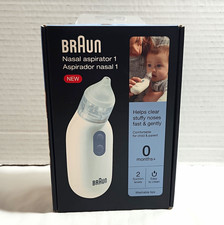 Braun Nasal Aspirator 1 Baby Nasal Aspirator, White MPN 22820 