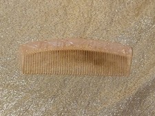 Vintage Pink Bakelite Comb Vanity Accessory 40s Room Decor Women's Hair