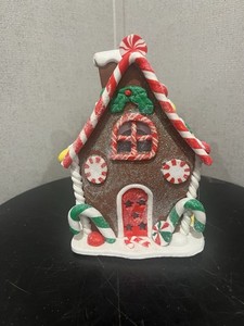 Light Up Christmas Gingerbread Candy House Tabletop Holiday Home Decor