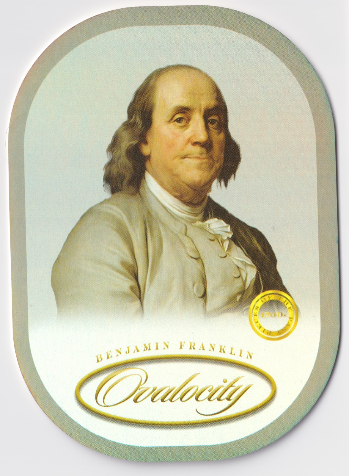 2024 Pieces of the Past 1700's Edition Benjamin Ben Franklin Ovalocity #I-266