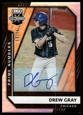 2021 Panini Elite Extra Edition #93 Drew Gray Prime Numbers B Signatures #/75