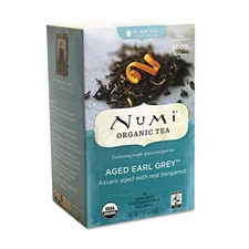 Numi Organic Teas and Teasans 1.27oz Aged Earl Grey 18/Box 10170