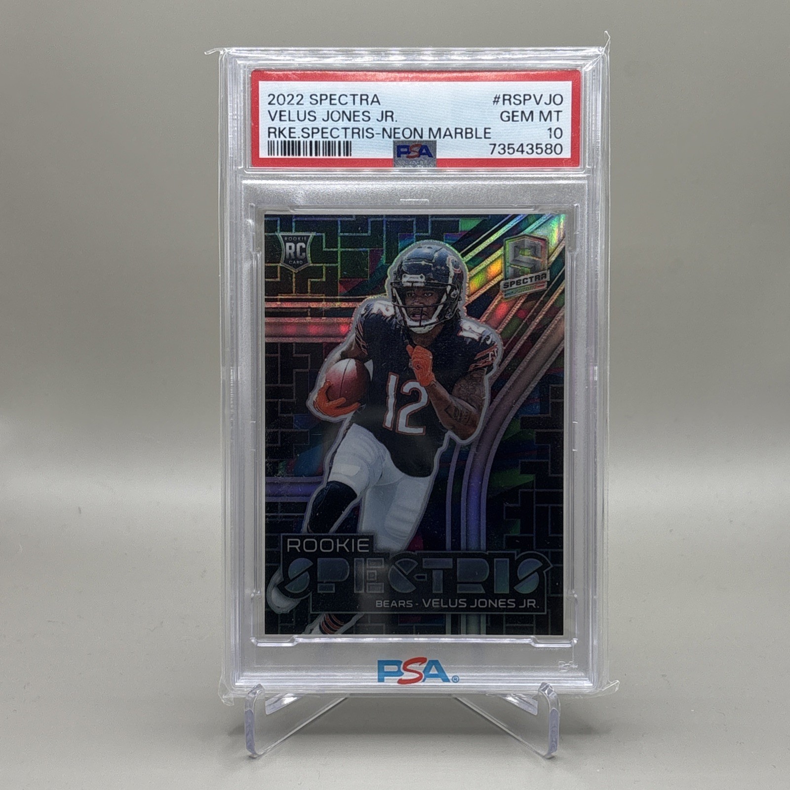 Velus Jones Jr. Panini Spectra Rookie Spectris #RSPVJO Base
