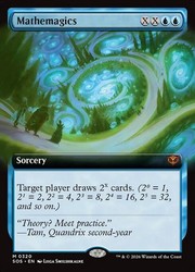 Mathemagics (Extended Art) Foil - Secrets of Strixhaven
