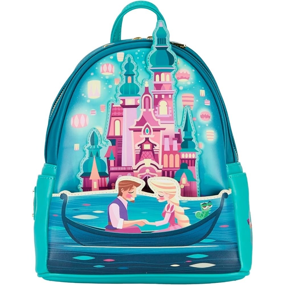 Loungefly Tangled Rapunzel Castle Glow in the Dark Mini  display picture 1