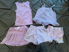 Garanimals Carters Purple Shorts Tank Tops Set Of 5 Pieces Size 3T