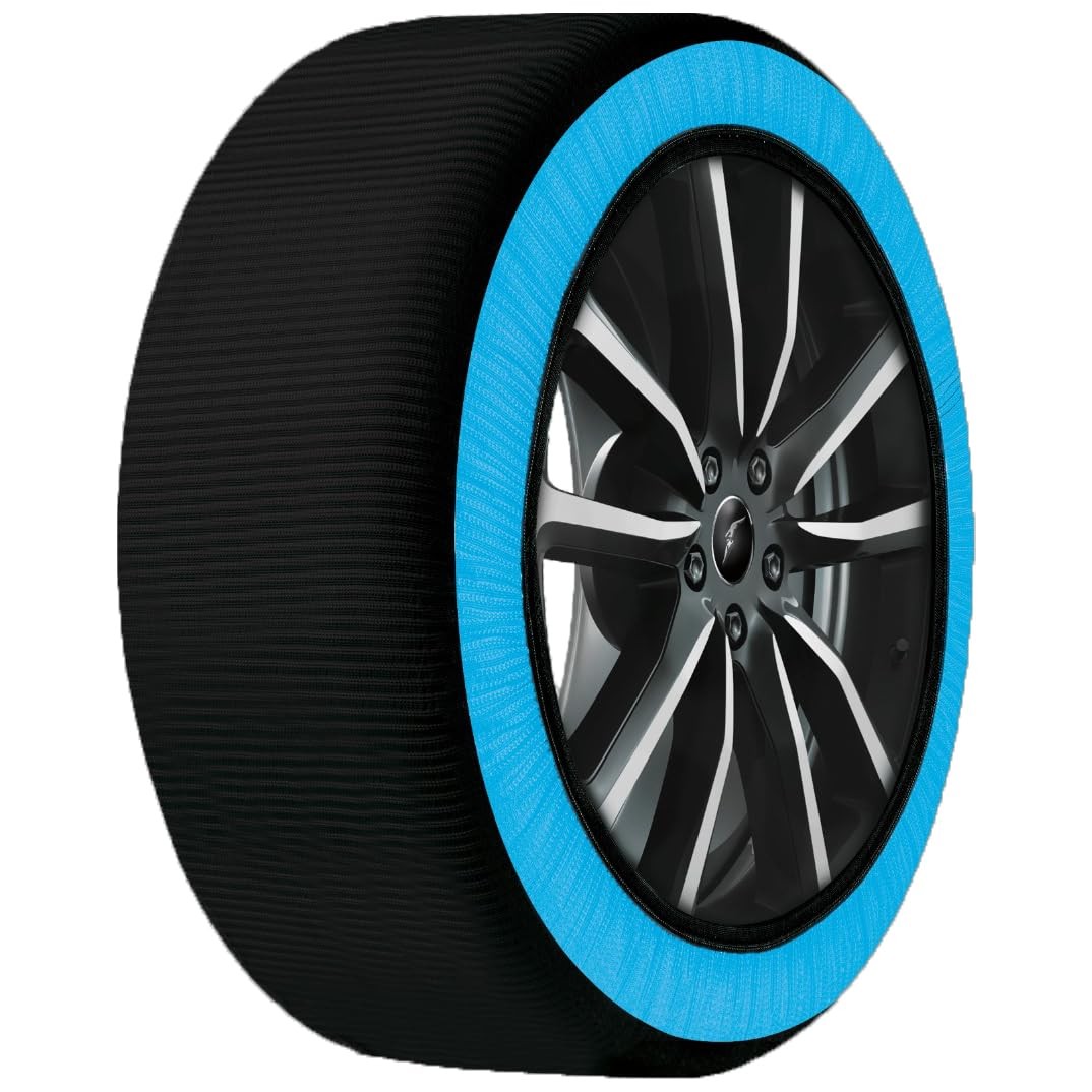Calze da Neve Tessili Taglia S Omologate Italia EN 16662-1 Catene da Neve in - Miniatura 13
