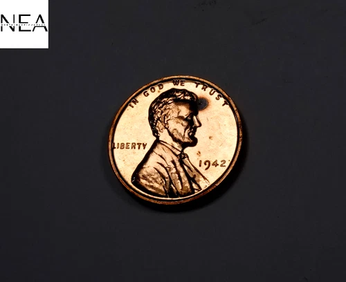 1942 Lincoln Wheat Penny Cent ~ Choice Proof Red ~ ZW192