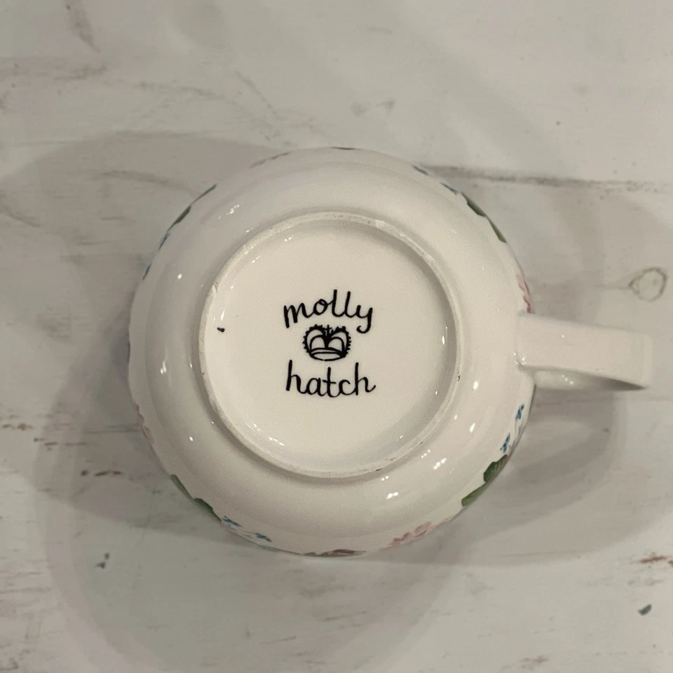 Taza de café sopa floral Molly Hatch Anthropologie de gran tamaño 24 OZ caprichosa Foto 4 de 4