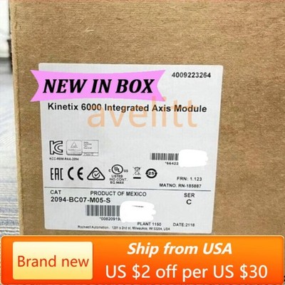 Kinetix 6000 Integrated Axis Module 2094-BC07-M05-S US Free Tax