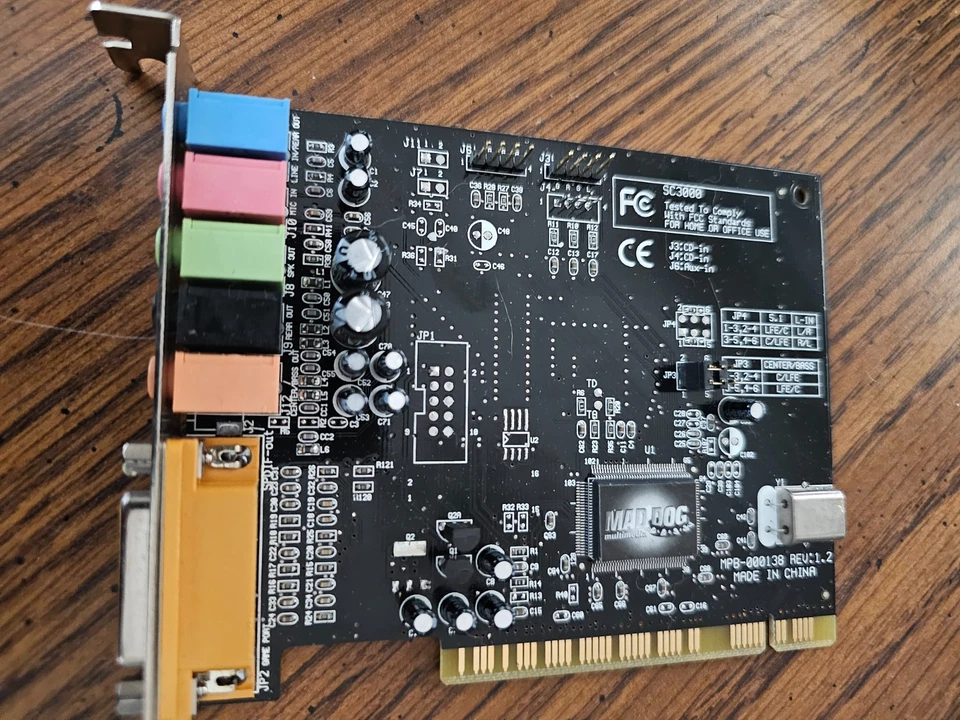 MAD DOG Multimedia MPB-000138 PCI Sound Card SC3000  - Image 2 of 3