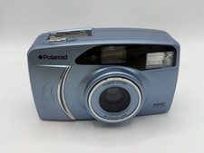 Polaroid PZ2001 Power Zoom 35-70mm Lens Point Shoot Film Camera Blue Works