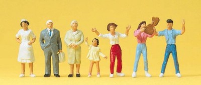 Preiser 24663 HO Scale Sweet Stand Circusgoers Figures