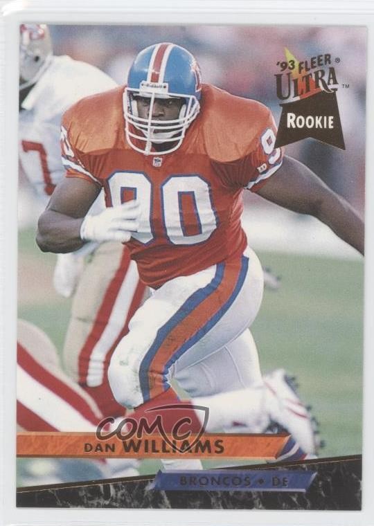 1993 Fleer Ultra Dan Williams #122 Rookie RC 0a1
