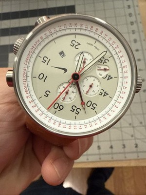 RARE VINTAGE NIKE UNIQUE Men's ALARM PRO CHRONOGRAPH WATCH
