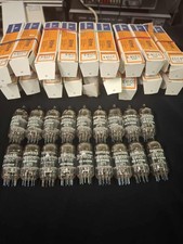 1960/s 2x Matched E81cc 6201 12at7wa Siemens Triple Mica Nos New Tube Rohre