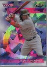 2024 Leaf Vivid Manny Ramirez Cracked Ice Prizm 3/7