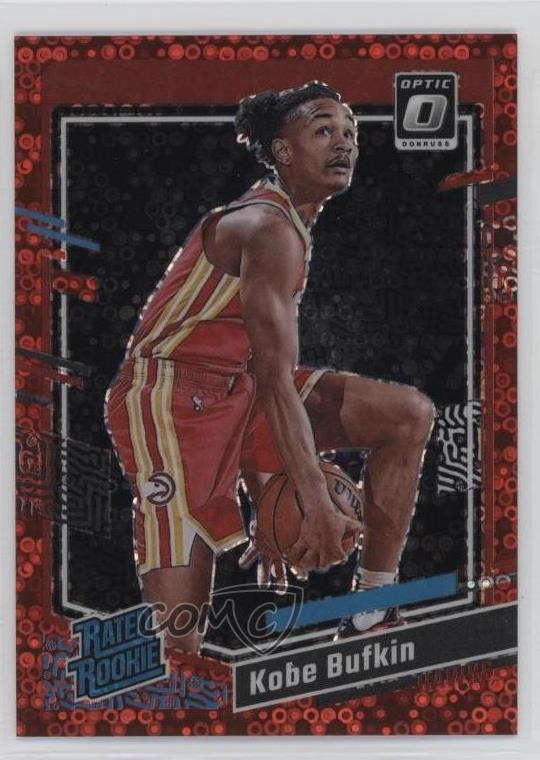 2023 Donruss Optic Rated Rookie Fast Break Red Prizm 53/75 Kobe Bufkin #220 0m89