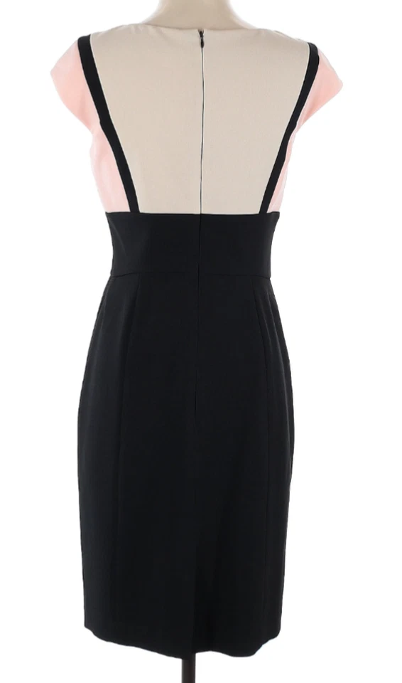 Usado en Excelente Condición Mujer 4 Tahari Arthur S. Levine Geométrico Colorblock Vaina Vestido Negocios Foto 2 de 3