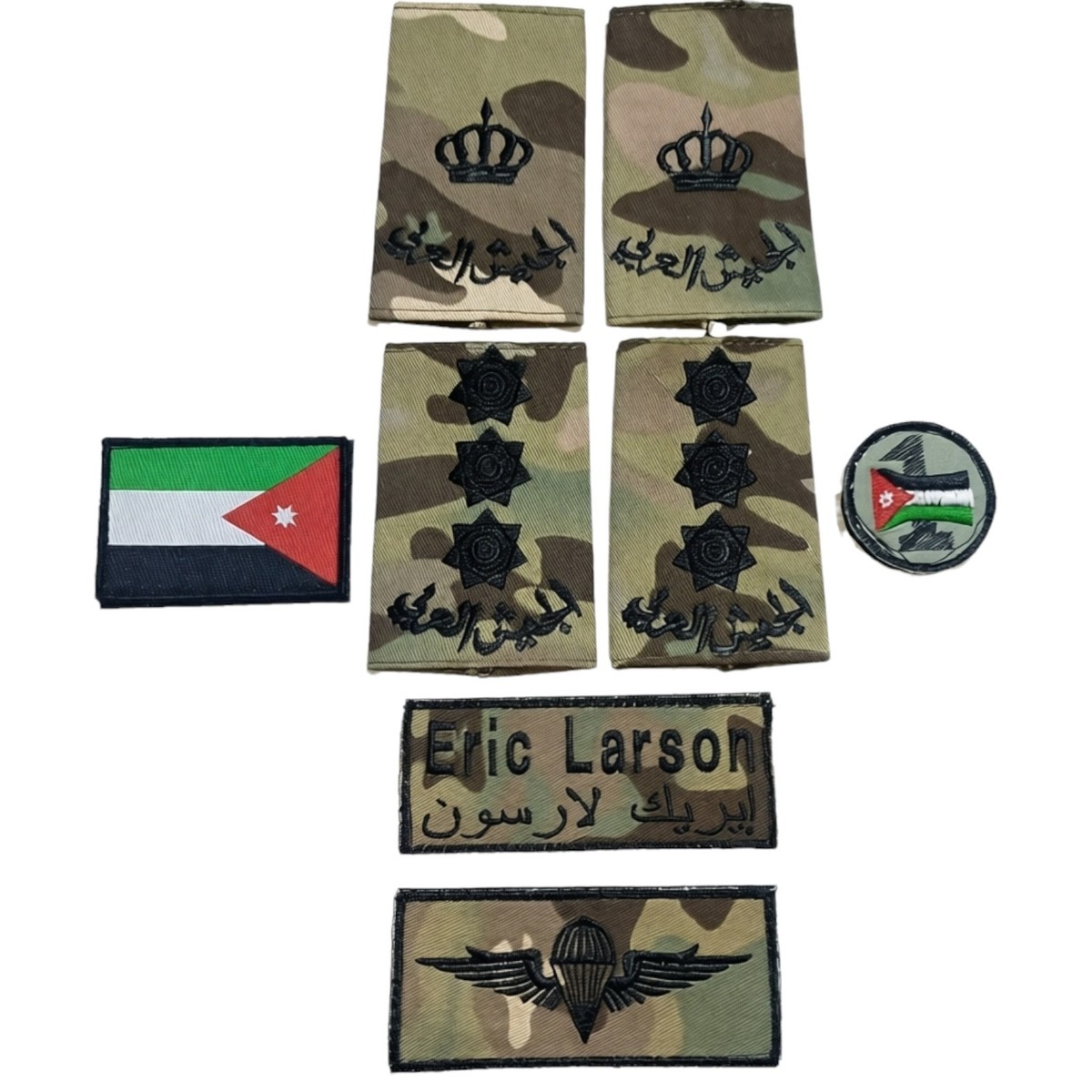Special Operations Set Major Captain Rank Wings Name Tape for