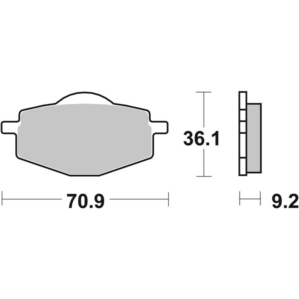 SX brake pad Fits Yamaha RD 125 LC 82-84 Brembo Raod Front 07YA14SX Sintered - Image 33