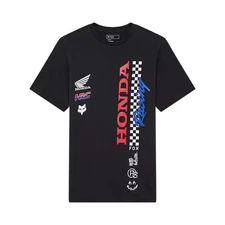 FOX HONDA SHORT SLEEVE TEE [BLACK] MEDIUM