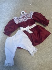 Samantha American Girl Christmas Outfit And Pantaloons With Hangar