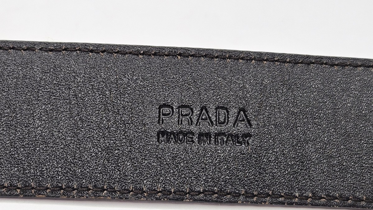NWT 38” RARE PRADA PYTHON BELT AUTHENTIC STUNNING NO LONGER ALLOWED TO BE MADE Buy Prada Army Green Python & Embellished Belt - 20  main image 2