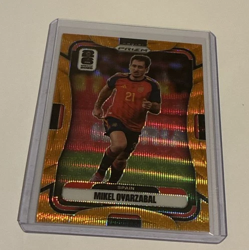 2026 Panini Prizm FIFA World Cup Mikel Oyarzabal Orange Wave PRIZM /125 Spain
