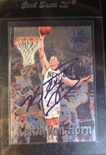 1997-98 Topps Stadium Club - Keith Van Horn #203 (RC) AUTO HAND SIGNED IP Utah