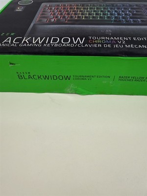 Razor Black Widow Tournament Edition Chroma V2 Yellow Switches