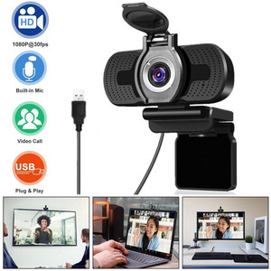USB 1080P Full HD Webcam for PC Desktop & Laptop Web Camera with Microphone/FHD