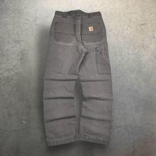 Carhartt Grey Carpenter Workwear Pants Size 32x30