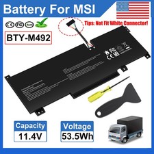 BTY-M492 battery for MSI Pulse GL66 GL76 GF76 11UE/12UD WF66 WF76 11UJ 53.5Wh