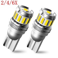 246x 194 Led License Plate Light 300 High Brightness T10 168 2825 W5w Bulbs
