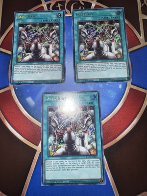 Yugioh! Sales Ban - Secret Rare - BACH-EN063 - 1st Ed - NM - Yu-Gi-Oh! (playset)