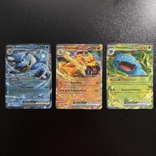 Charizard EX 6/165  & Venusaur EX 3/165 & Blastoise EX 9/165 151 Pokemon TCG NM on eBay