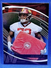 2025 Panini Absolute Josh Conerly Jr. #145 Red and Green (RC) Commanders