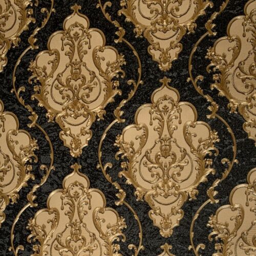 Sự hòa trộn hoàn hảo giữa khối lượng kim loại và họa tiết Damask trên nền đen vàng sang trọng. Bức tranh ấn tượng này đang chờ bạn khám phá để trải nghiệm cảm giác đẳng cấp và thẩm mỹ tuyệt đỉnh! 