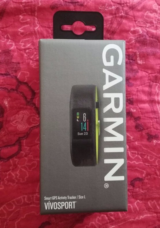 Garmin Vivosmart HR+ Fitness-Tracker schwarz GPS OVP 753759149024