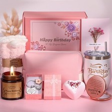 Birthday Gifts for Women, Unique Happy Birthday Hampers Pamper Gift Box for 203T