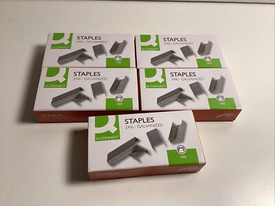 P055 Staples Heftklammern - 24/6, verzinkt, 5 x 1.000 Stück