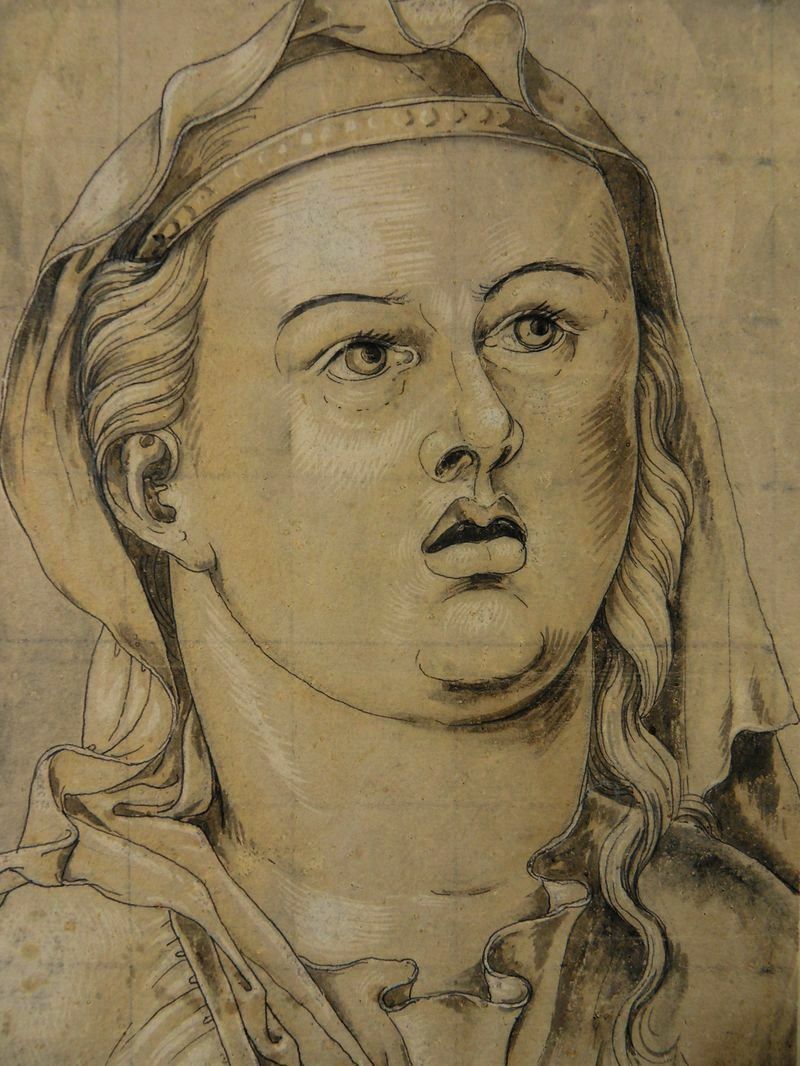 HEINRICH ULRICH ALTMEISTER ZEICHNUNG um 1600 MARIA MAGDALENA OLD MASTER