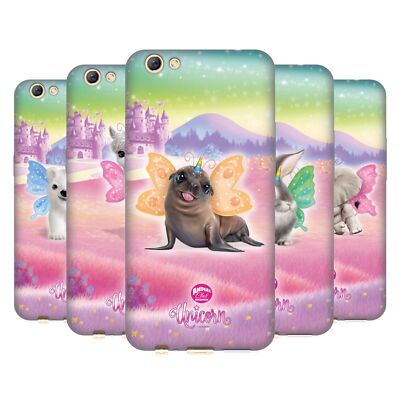 ANIMAL CLUB INTERNATIONAL EINHORN HAUSTIER SOFT GEL HANDYHÜLLE FÜR OPPO HANDYS